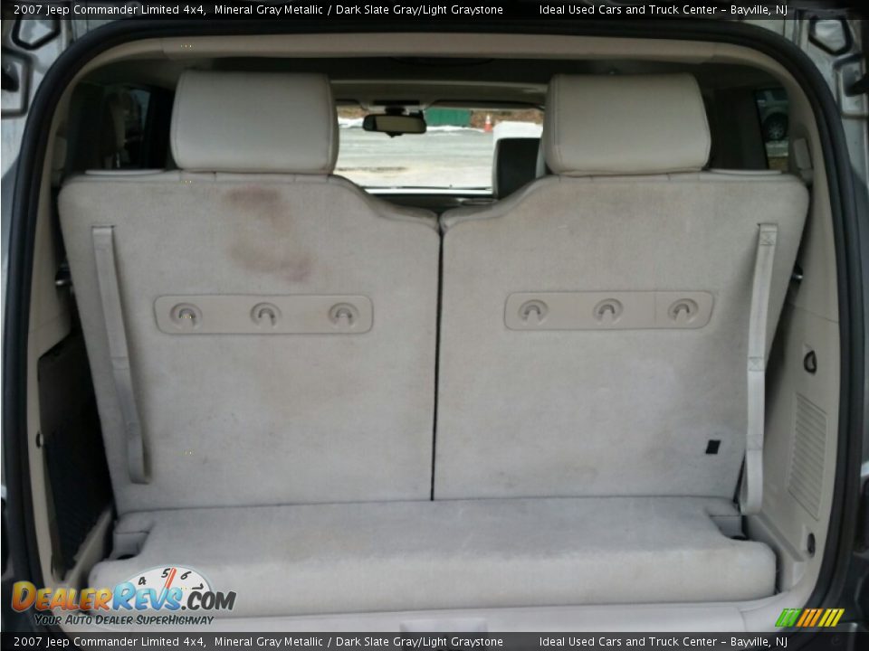 2007 Jeep Commander Limited 4x4 Mineral Gray Metallic / Dark Slate Gray/Light Graystone Photo #16