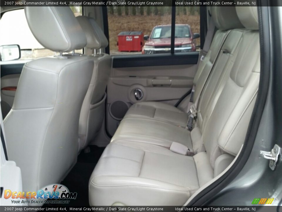 2007 Jeep Commander Limited 4x4 Mineral Gray Metallic / Dark Slate Gray/Light Graystone Photo #21