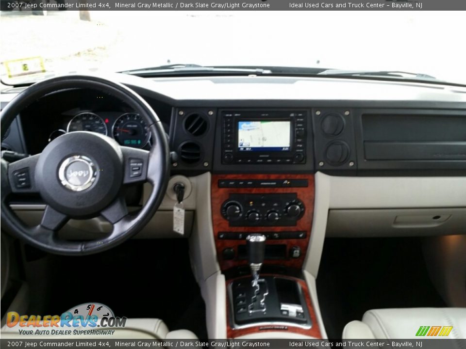2007 Jeep Commander Limited 4x4 Mineral Gray Metallic / Dark Slate Gray/Light Graystone Photo #23
