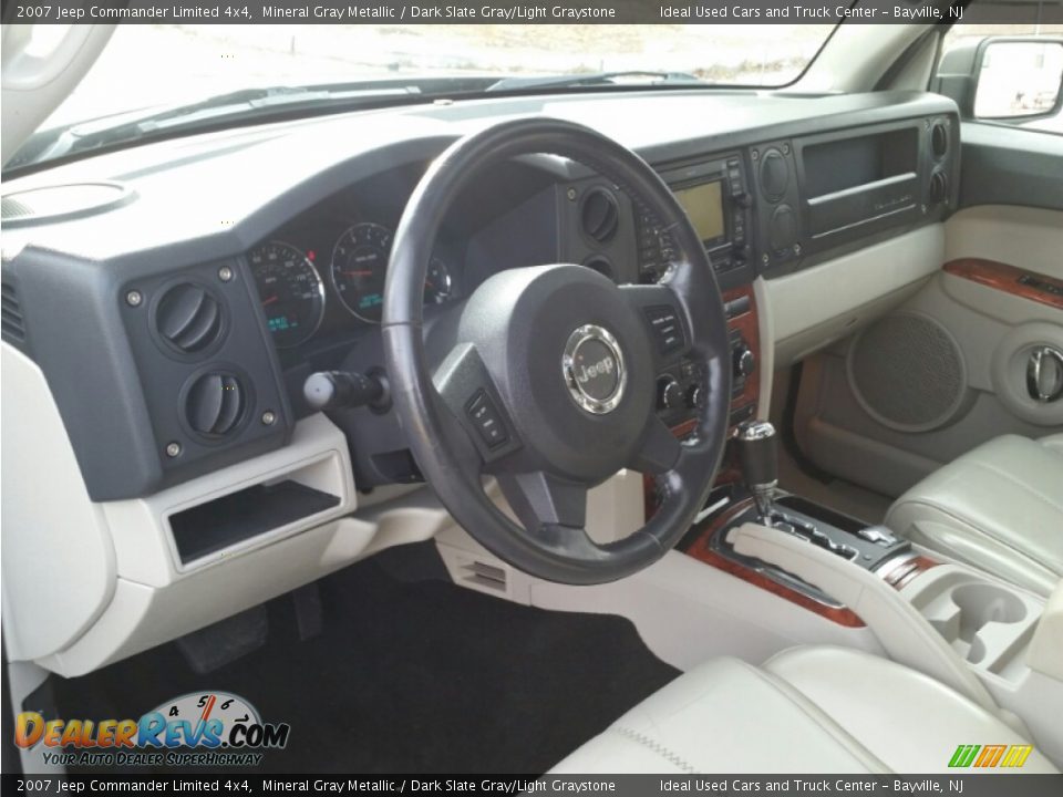 2007 Jeep Commander Limited 4x4 Mineral Gray Metallic / Dark Slate Gray/Light Graystone Photo #26
