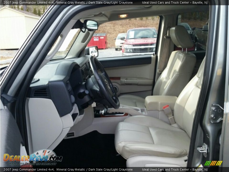 2007 Jeep Commander Limited 4x4 Mineral Gray Metallic / Dark Slate Gray/Light Graystone Photo #27
