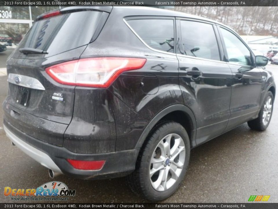 2013 Ford Escape SEL 1.6L EcoBoost 4WD Kodiak Brown Metallic / Charcoal Black Photo #6
