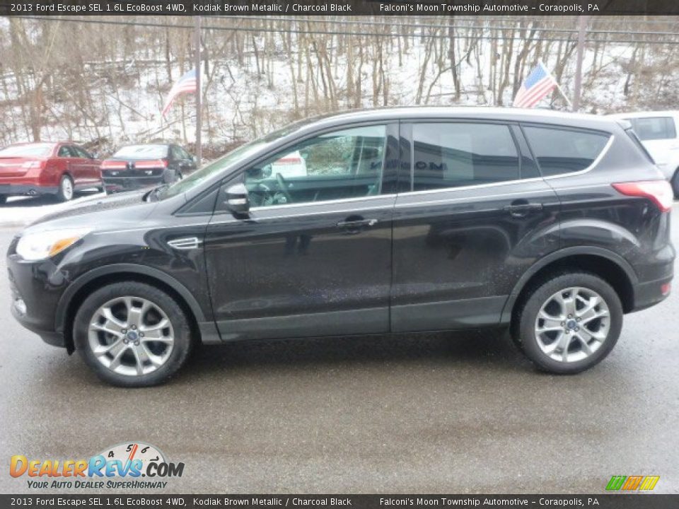2013 Ford Escape SEL 1.6L EcoBoost 4WD Kodiak Brown Metallic / Charcoal Black Photo #10