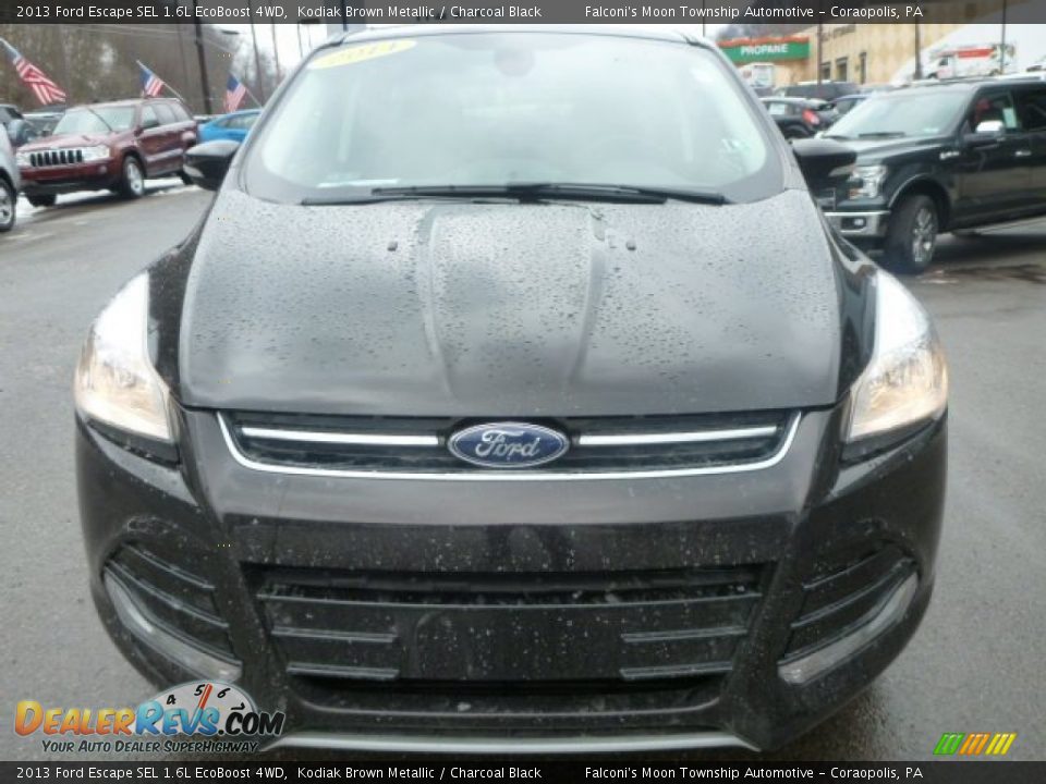 2013 Ford Escape SEL 1.6L EcoBoost 4WD Kodiak Brown Metallic / Charcoal Black Photo #12