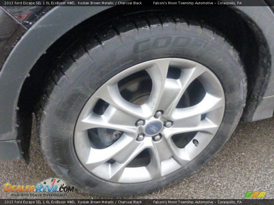 2013 Ford Escape SEL 1.6L EcoBoost 4WD Kodiak Brown Metallic / Charcoal Black Photo #14