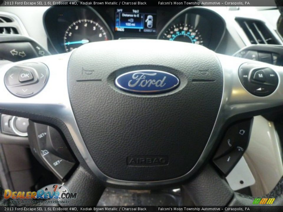 2013 Ford Escape SEL 1.6L EcoBoost 4WD Kodiak Brown Metallic / Charcoal Black Photo #20