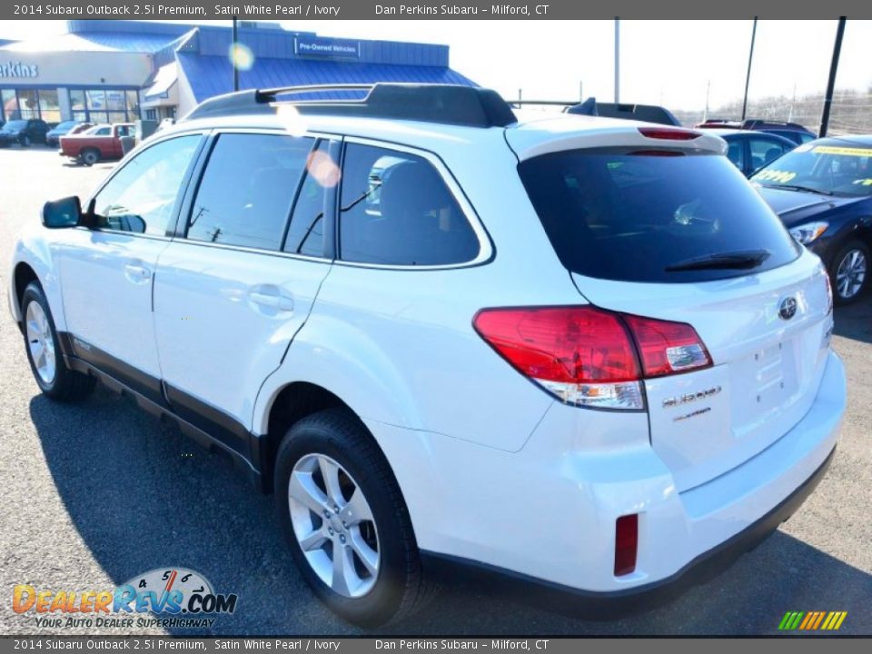 2014 Subaru Outback 2.5i Premium Satin White Pearl / Ivory Photo #10