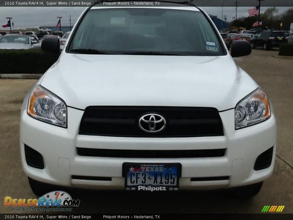 2010 Toyota RAV4 I4 Super White / Sand Beige Photo #1