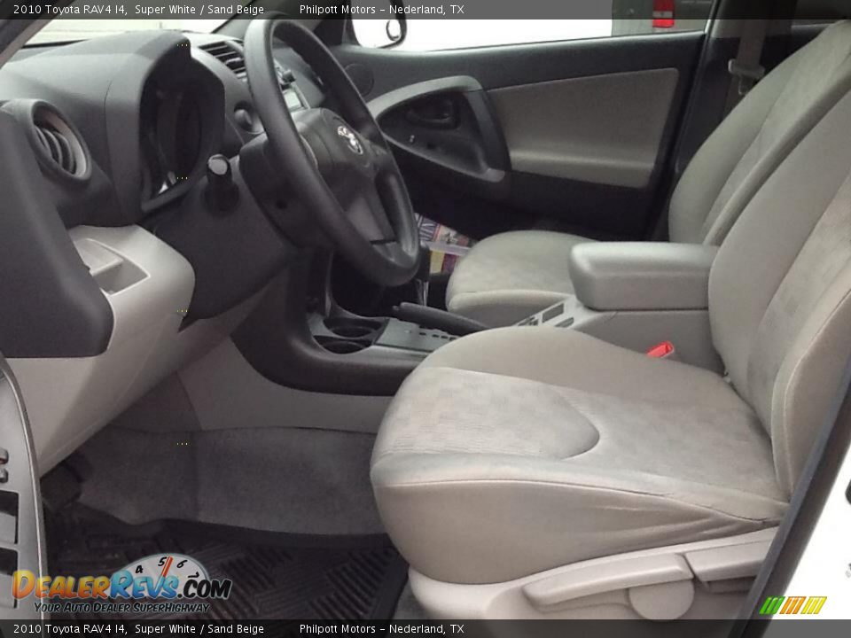 2010 Toyota RAV4 I4 Super White / Sand Beige Photo #7