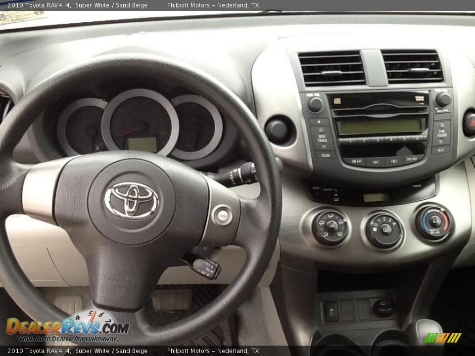 2010 Toyota RAV4 I4 Super White / Sand Beige Photo #8