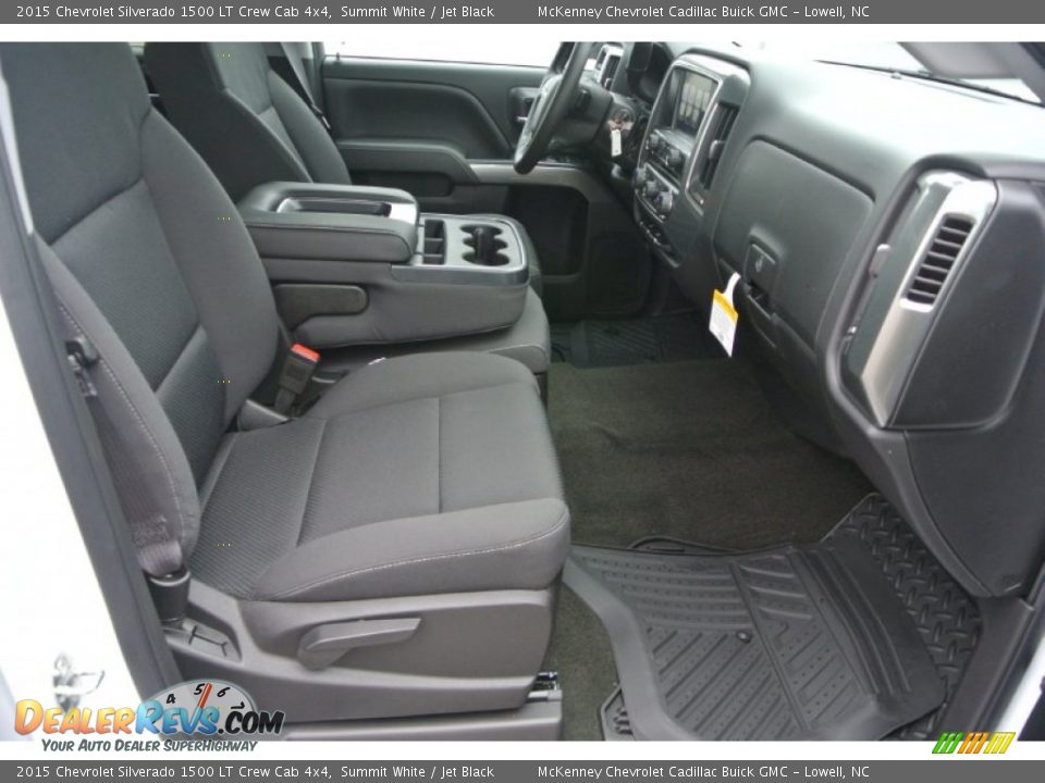 2015 Chevrolet Silverado 1500 LT Crew Cab 4x4 Summit White / Jet Black Photo #17