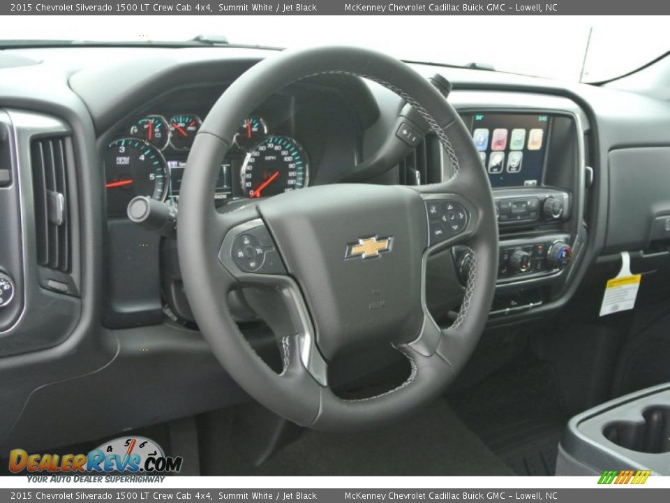 2015 Chevrolet Silverado 1500 LT Crew Cab 4x4 Summit White / Jet Black Photo #21