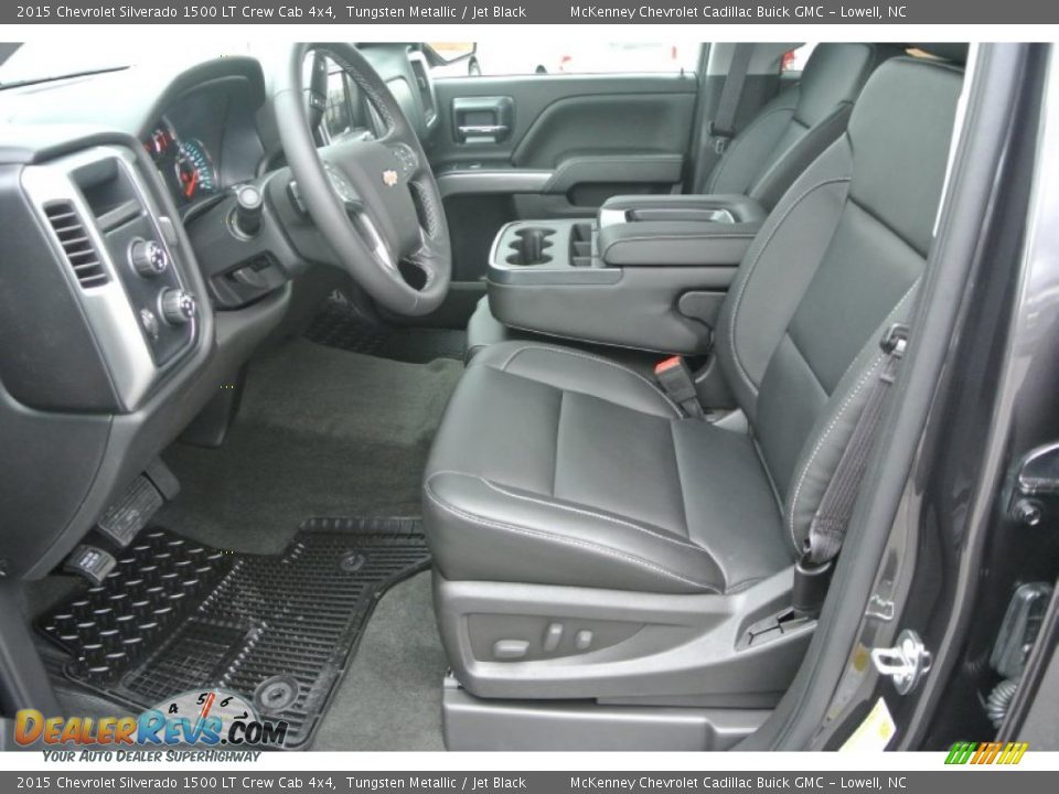 2015 Chevrolet Silverado 1500 LT Crew Cab 4x4 Tungsten Metallic / Jet Black Photo #8