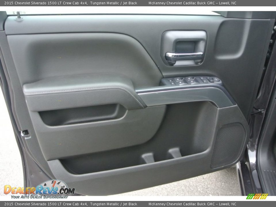 2015 Chevrolet Silverado 1500 LT Crew Cab 4x4 Tungsten Metallic / Jet Black Photo #9