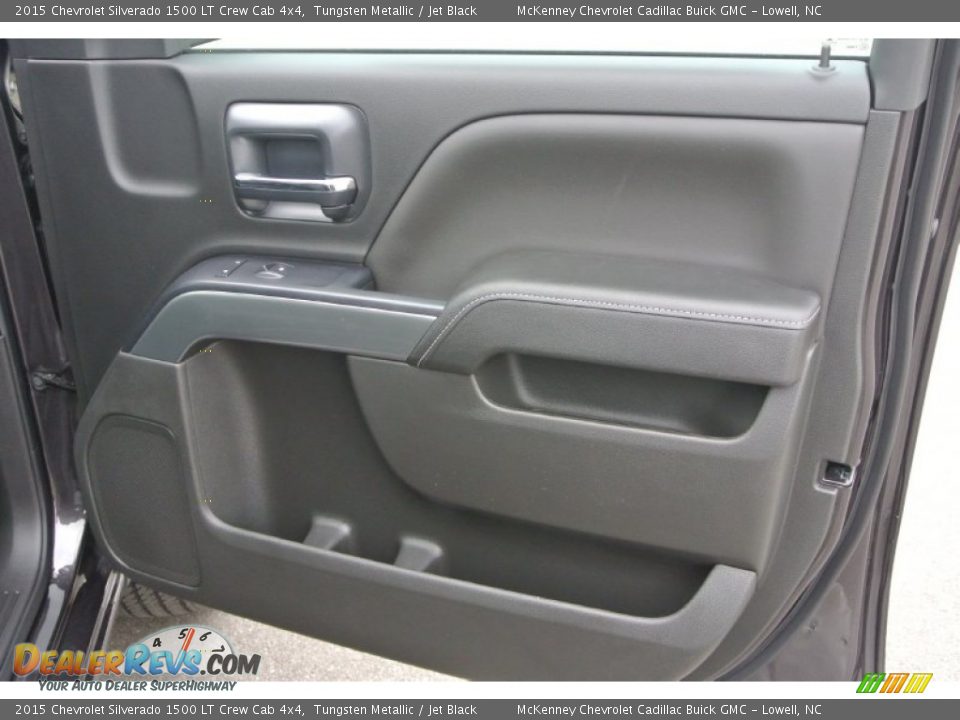 2015 Chevrolet Silverado 1500 LT Crew Cab 4x4 Tungsten Metallic / Jet Black Photo #18