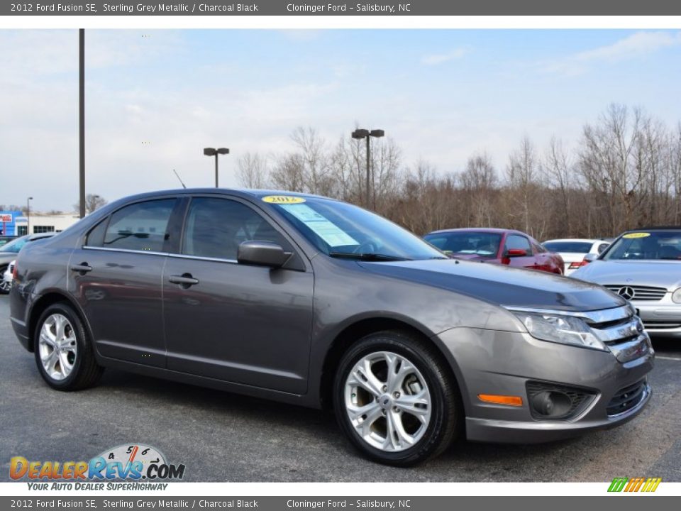 2012 Ford Fusion SE Sterling Grey Metallic / Charcoal Black Photo #1