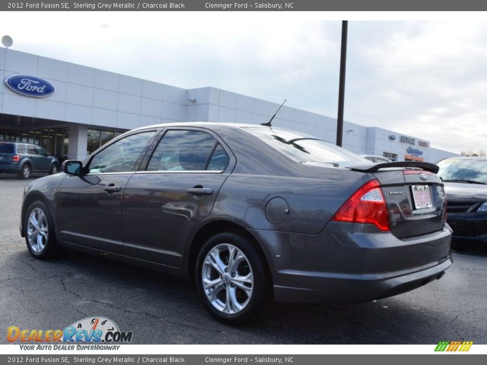 2012 Ford Fusion SE Sterling Grey Metallic / Charcoal Black Photo #5