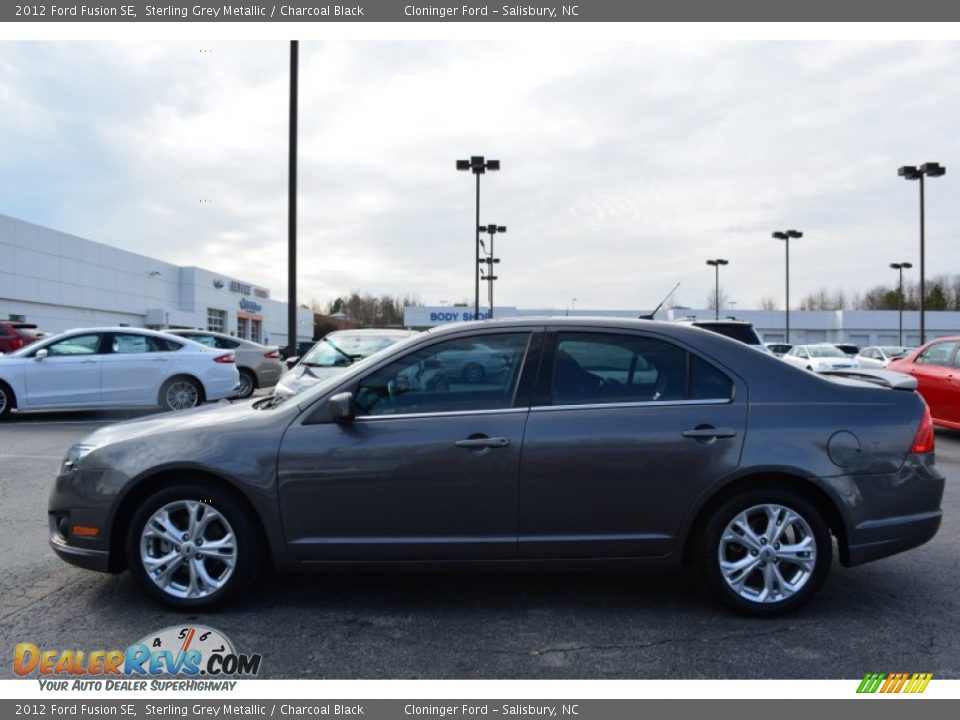 2012 Ford Fusion SE Sterling Grey Metallic / Charcoal Black Photo #6
