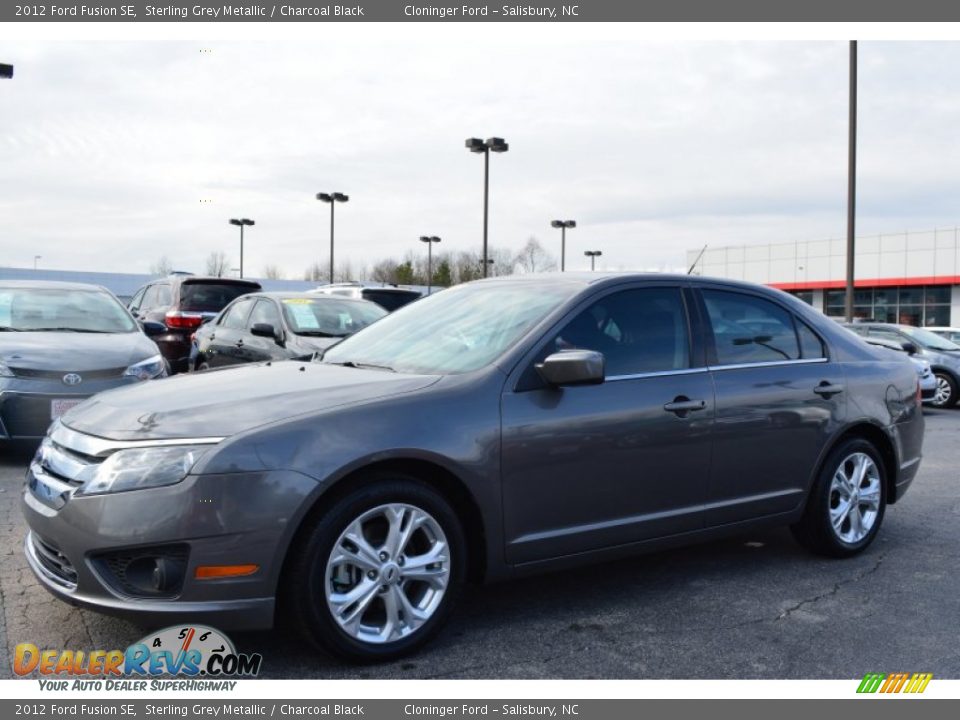 2012 Ford Fusion SE Sterling Grey Metallic / Charcoal Black Photo #7