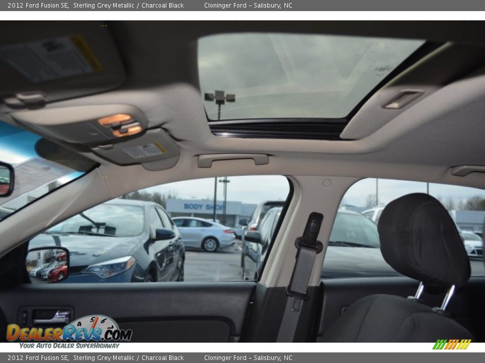 2012 Ford Fusion SE Sterling Grey Metallic / Charcoal Black Photo #18