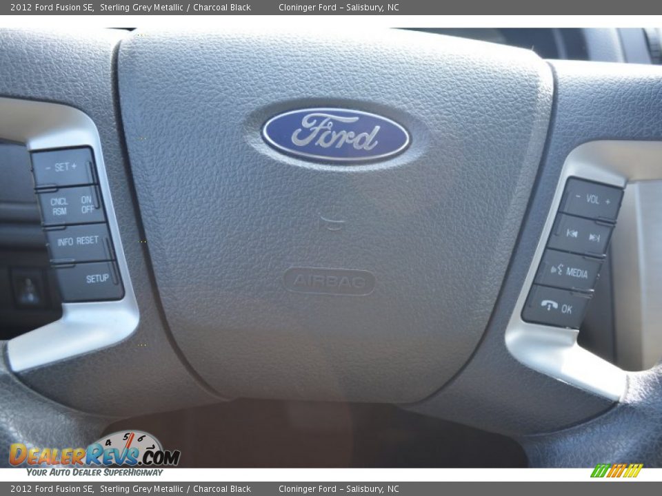 2012 Ford Fusion SE Sterling Grey Metallic / Charcoal Black Photo #23