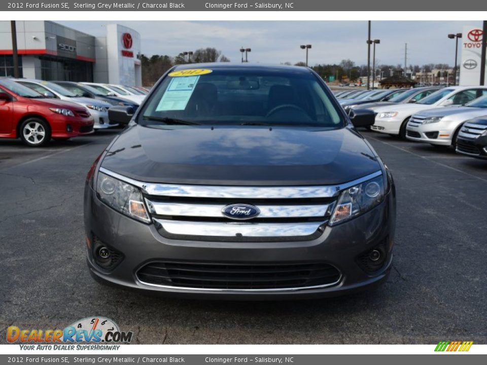 2012 Ford Fusion SE Sterling Grey Metallic / Charcoal Black Photo #28