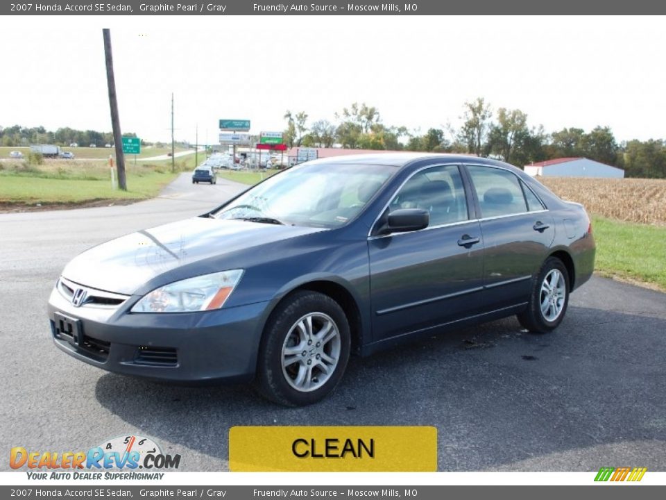 2007 Honda Accord SE Sedan Graphite Pearl / Gray Photo #1