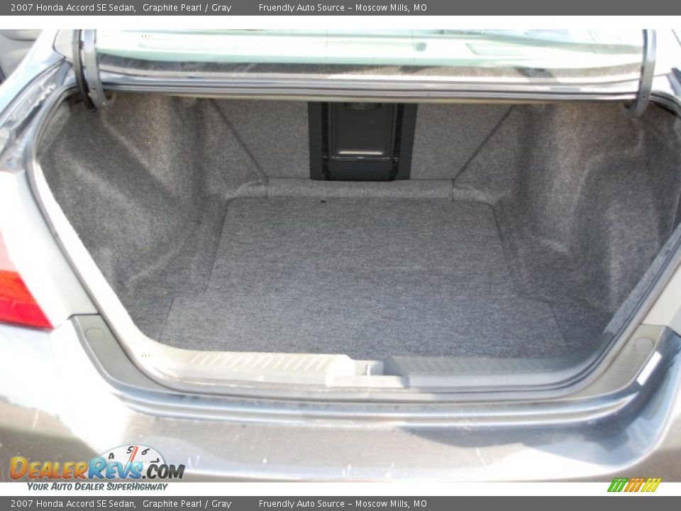 2007 Honda Accord SE Sedan Graphite Pearl / Gray Photo #13