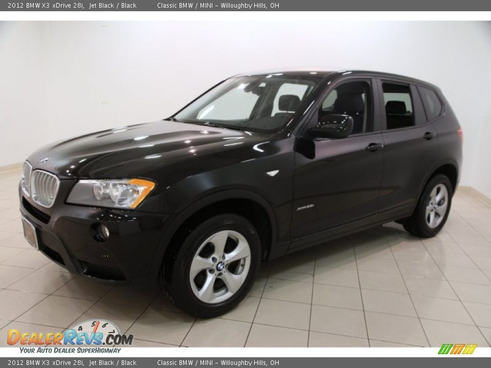 2012 BMW X3 xDrive 28i Jet Black / Black Photo #3