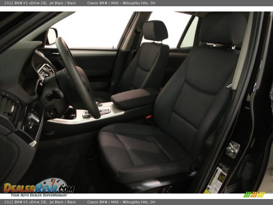 2012 BMW X3 xDrive 28i Jet Black / Black Photo #5