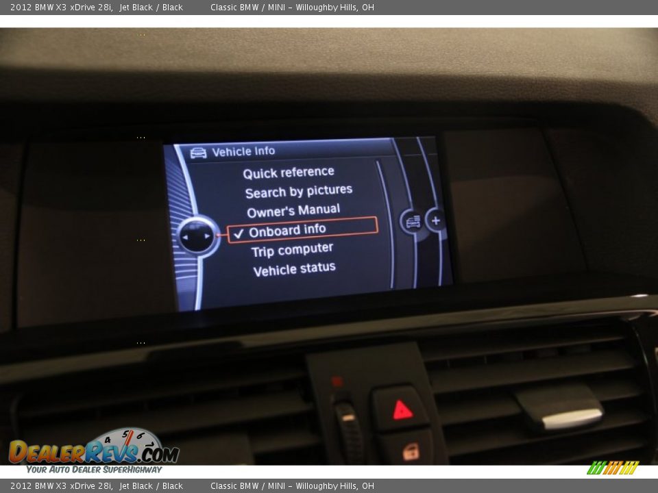 2012 BMW X3 xDrive 28i Jet Black / Black Photo #16