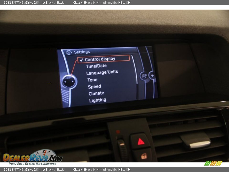 2012 BMW X3 xDrive 28i Jet Black / Black Photo #17