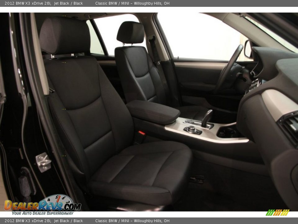 2012 BMW X3 xDrive 28i Jet Black / Black Photo #21