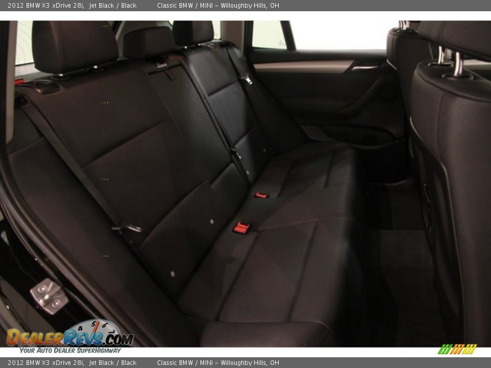2012 BMW X3 xDrive 28i Jet Black / Black Photo #22