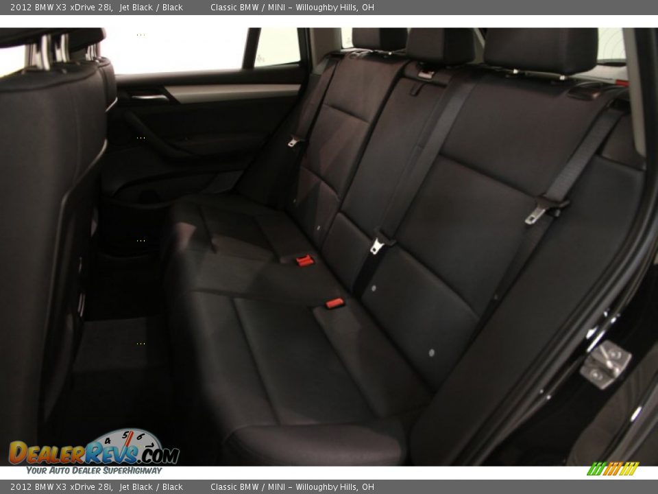 2012 BMW X3 xDrive 28i Jet Black / Black Photo #23