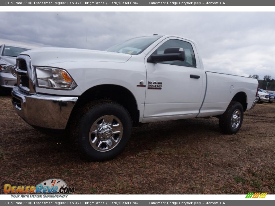 2015 Ram 2500 Tradesman Regular Cab 4x4 Bright White / Black/Diesel Gray Photo #1