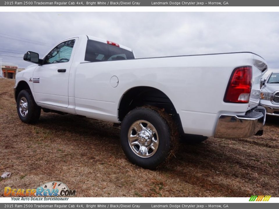 2015 Ram 2500 Tradesman Regular Cab 4x4 Bright White / Black/Diesel Gray Photo #2