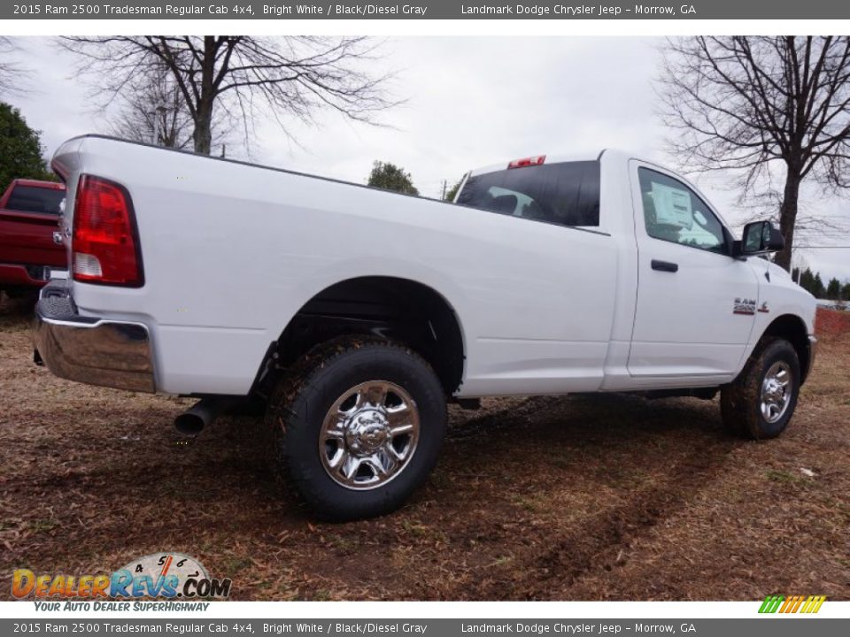 2015 Ram 2500 Tradesman Regular Cab 4x4 Bright White / Black/Diesel Gray Photo #3