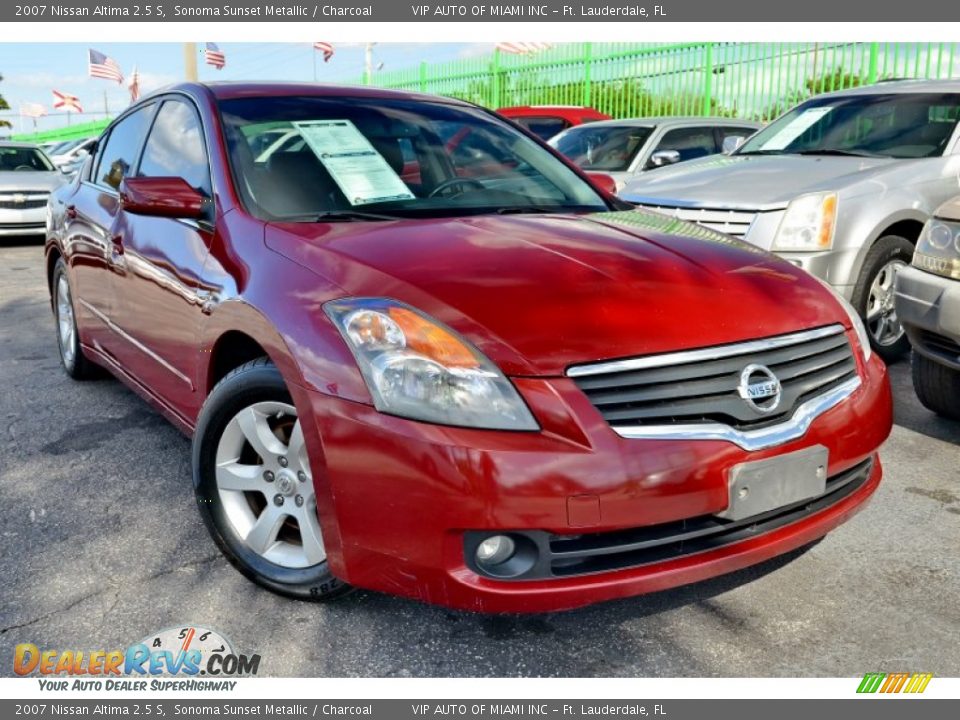 2007 Nissan Altima 2.5 S Sonoma Sunset Metallic / Charcoal Photo #1