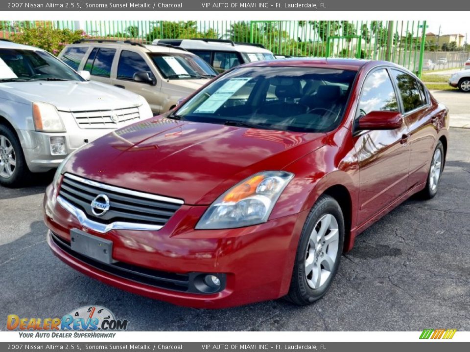 2007 Nissan Altima 2.5 S Sonoma Sunset Metallic / Charcoal Photo #3