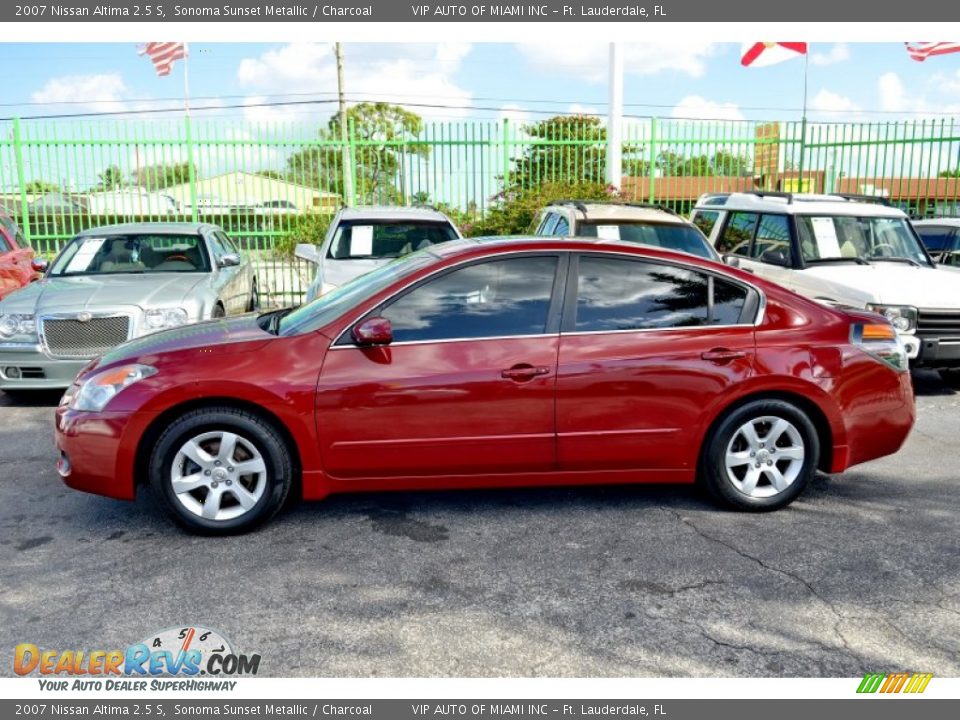 2007 Nissan Altima 2.5 S Sonoma Sunset Metallic / Charcoal Photo #6