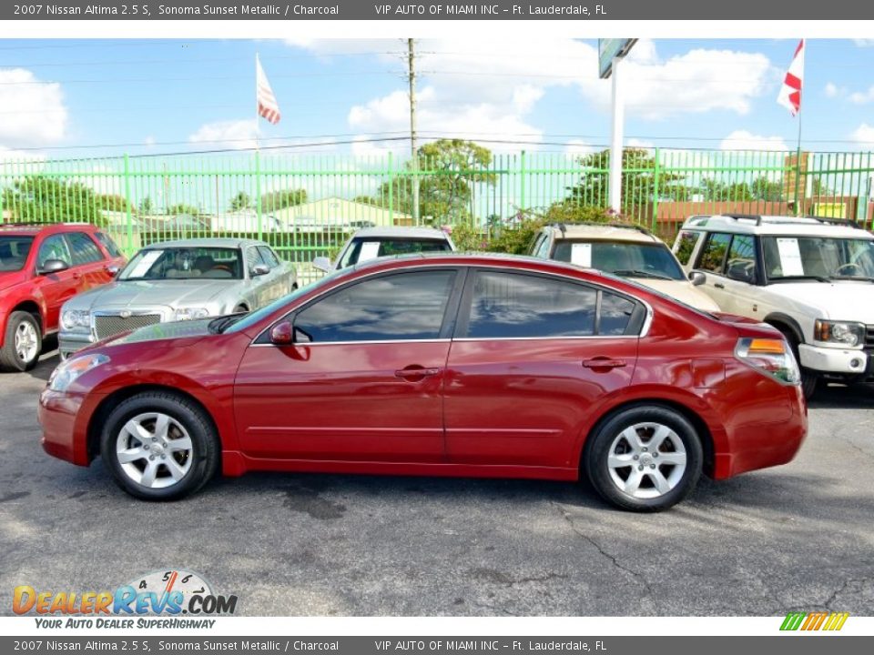 2007 Nissan Altima 2.5 S Sonoma Sunset Metallic / Charcoal Photo #7