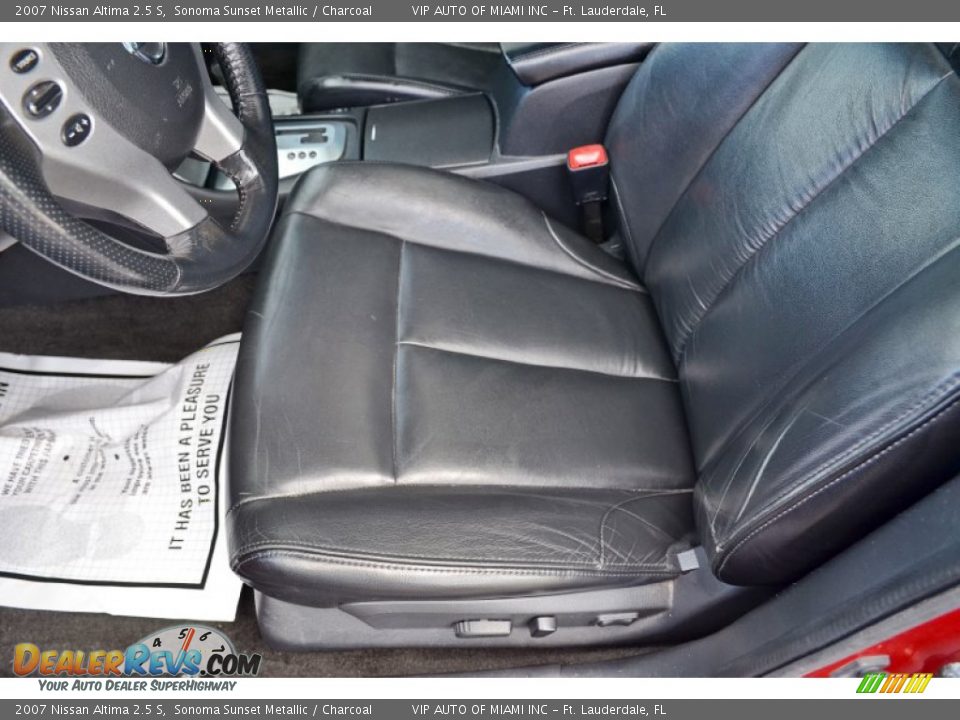 2007 Nissan Altima 2.5 S Sonoma Sunset Metallic / Charcoal Photo #17