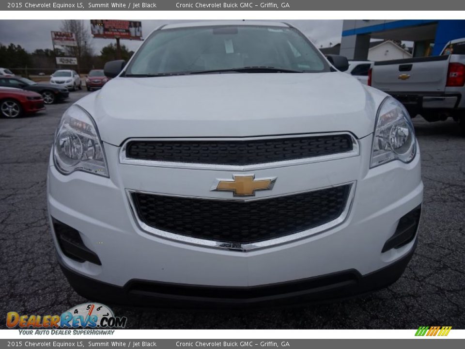 2015 Chevrolet Equinox LS Summit White / Jet Black Photo #2