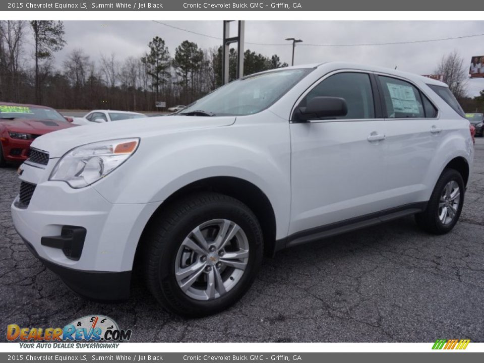 2015 Chevrolet Equinox LS Summit White / Jet Black Photo #3