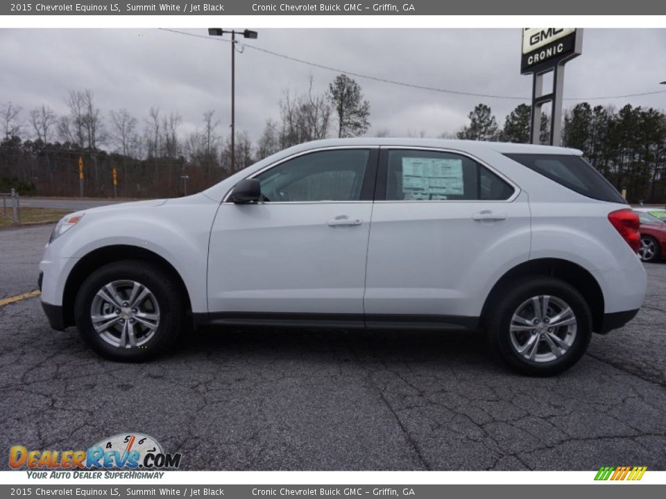 2015 Chevrolet Equinox LS Summit White / Jet Black Photo #4