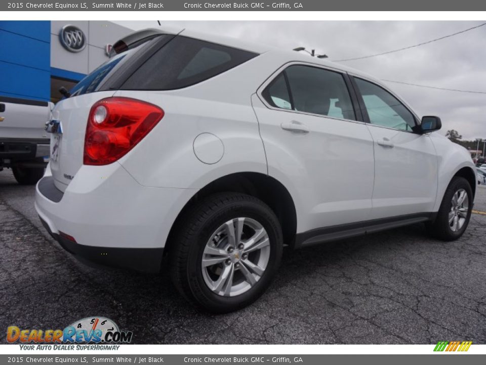 2015 Chevrolet Equinox LS Summit White / Jet Black Photo #7