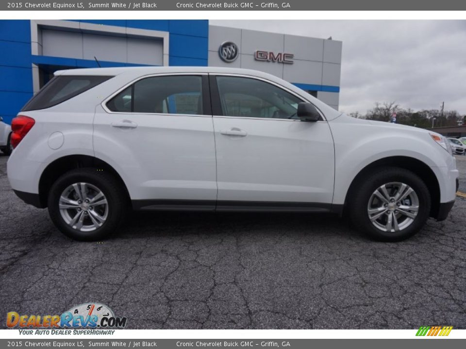 2015 Chevrolet Equinox LS Summit White / Jet Black Photo #8