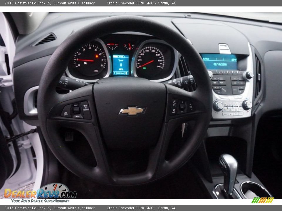 2015 Chevrolet Equinox LS Summit White / Jet Black Photo #10