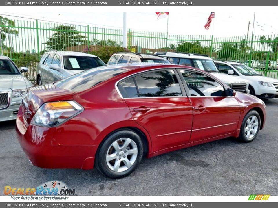2007 Nissan Altima 2.5 S Sonoma Sunset Metallic / Charcoal Photo #30